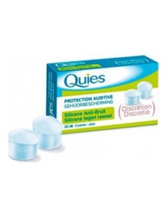 Quies Tapones Silicona Anti-Ruido, 6 Unidades 2