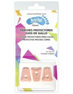 Herbi Feet Parche Protectores Ojo Gallo 6090.1, 9 Unidades