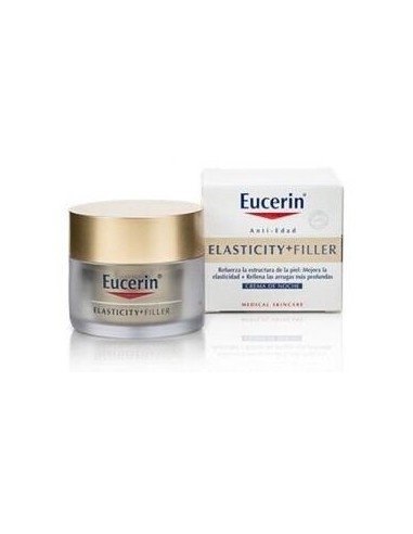 Eucerin Hyaluron-Filler + Elasticity Crema De Noche, 50 Ml