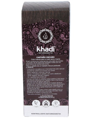 Tinte Herbal Color Castaño Oscuro 100Gr.
