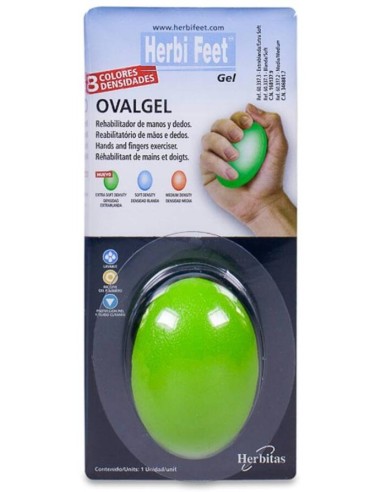 Herbi Feet Ovalgel Extra Soft Rehabilitador Verde, 1 Ud