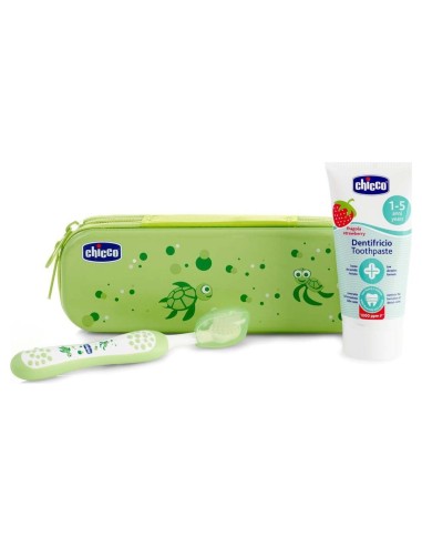 Chicco Set De Higiene Oral Verde, 1 Ud
