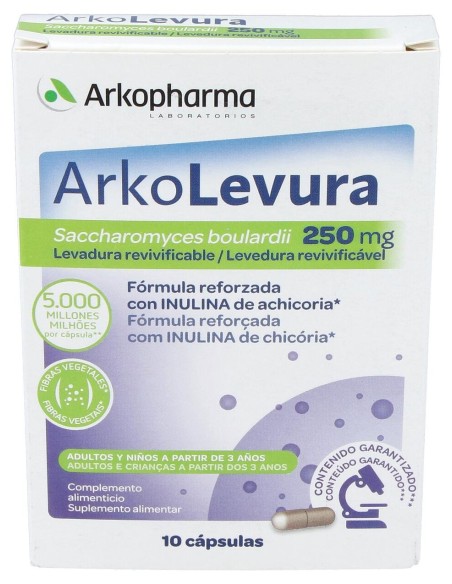 Arkopharma Arkolevura Saccharomyces Boulardii 250Mg 10Caps