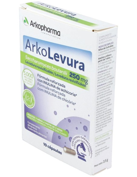 Arkopharma Arkolevura Saccharomyces Boulardii 250Mg 10Caps