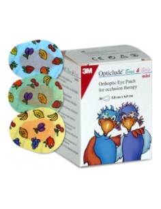 Opticlude Parches Oculares Impresos Pequeño 30Uds