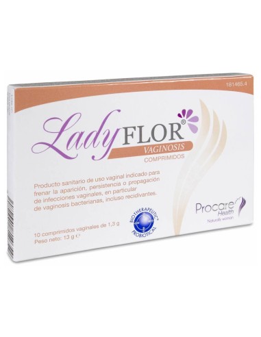 Ladyflor Vaginosis 10 Comprimidos Vaginales