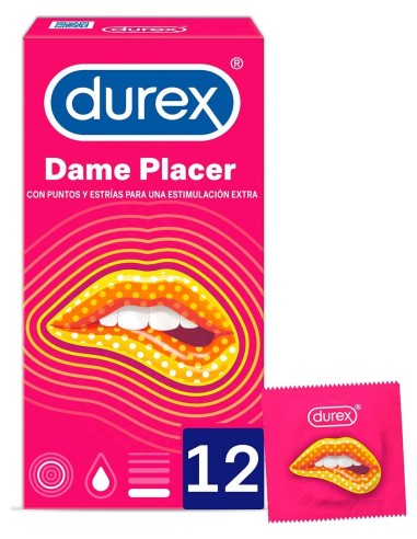 Durex Dame Placer Preservativos 12Uds