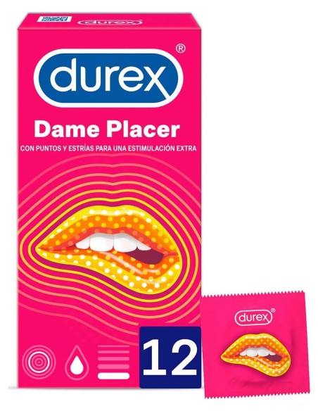 Durex Dame Placer Preservativos 12Uds