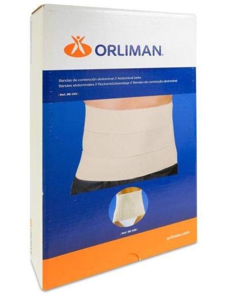 Orliman Faja De 3 Bandas Be-245 Talla 2, 1 Unidad