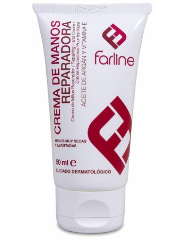 Farline Crema De Manos Reparadora Aceite De Argan 50 Ml