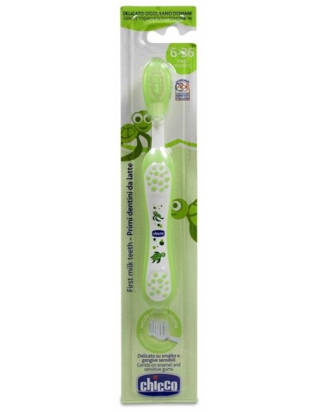 Chicco Infinite Dolcezze Cepillo Dental Infantil Verde 1Ud