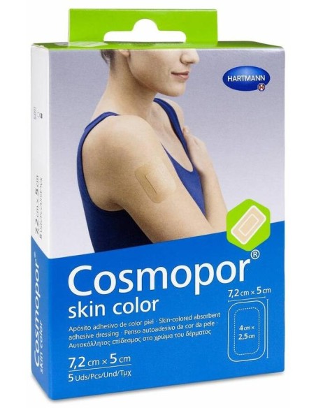 Cosmopor Skin Apósito Esteril Color Beige 7_2X5Cm 5Uds