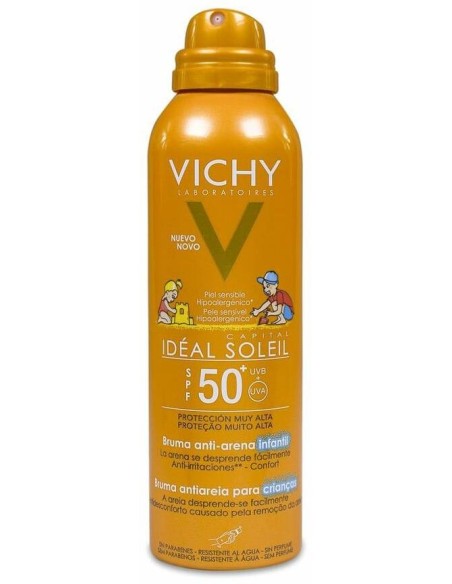 Vichy Idéal Soleil Bruma Solar Anti-Arena Para Niños Spf50+ 200Ml