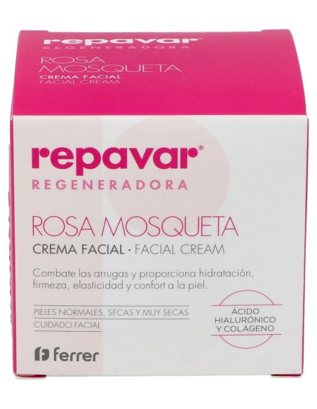 Repavar Crema Regeneradora Antiedad, 50 Ml