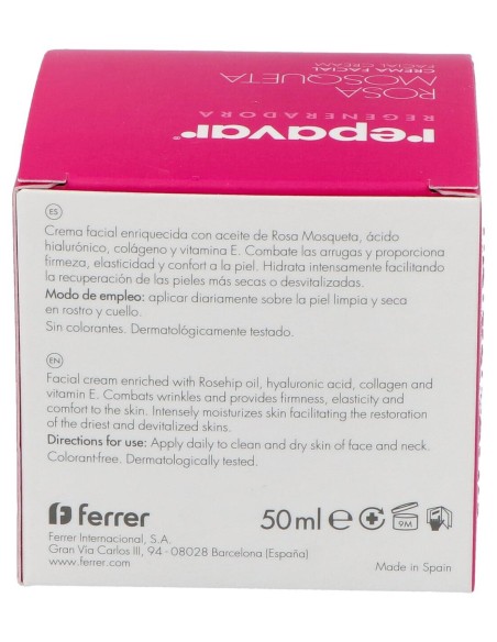 Repavar Crema Regeneradora Antiedad, 50 Ml