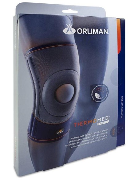 Orliman Rodillera Rodete Silicona Estabilizadores Laterales 4105 Talla 6, 1 Unidad