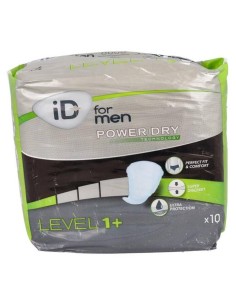 Id Expert Men Level 1 Plus Protector Incontinencia, 10 Unidades