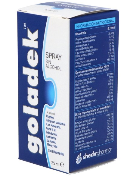 Goladek Spray Garganta, 25 Ml