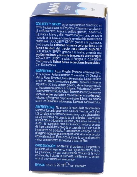Goladek Spray Garganta, 25 Ml