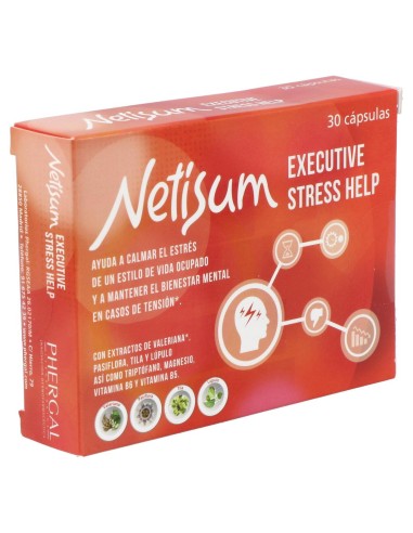 Netisum Executive Stress Help, 30 Cápsulas