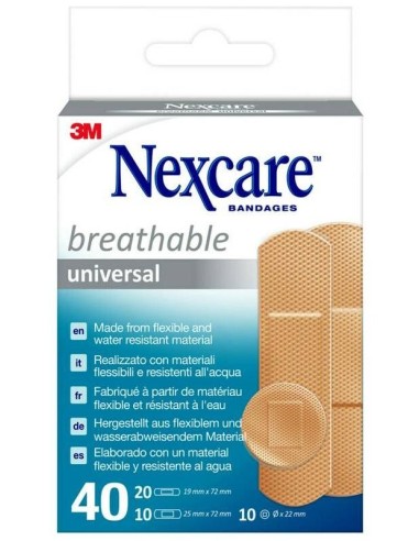 Nexcare Universal Surtido Impermeable, 40 Uds