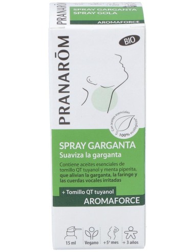 Pranarôm Aromaforce Spray Garganta Bio 15Ml