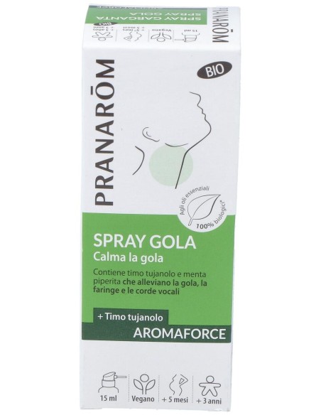 Pranarôm Aromaforce Spray Garganta Bio 15Ml