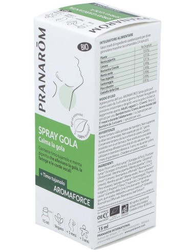 Pranarôm Aromaforce Spray Garganta Bio 15Ml
