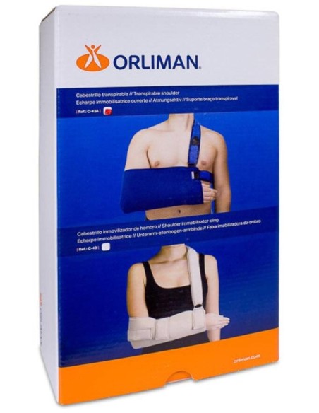 Orliman Cabestrillo Inmovilizador Azul C-43A Talla 3 42 Cm, 1 Unidad