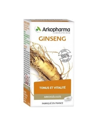 Arkopharma Arkocápsulas Ginseng, 45 Cápsulas