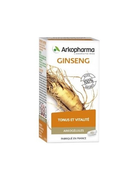 Arkopharma Arkocápsulas Ginseng, 45 Cápsulas
