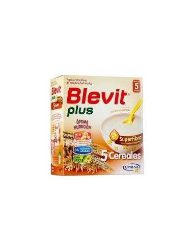 Blevit Plus Superfibra 5 Cereales, 600 G