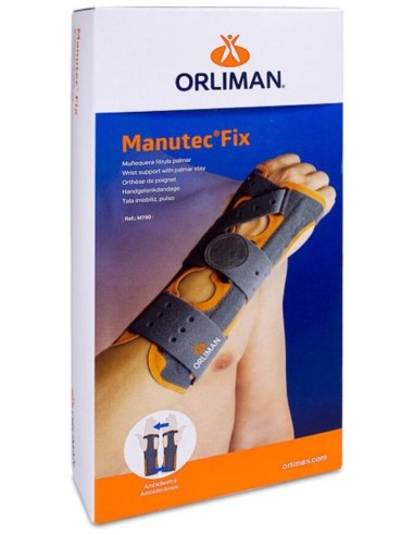 Orliman Muñequera Férula Ambidiestra M660 Talla 2 18-22, 1 Unidad