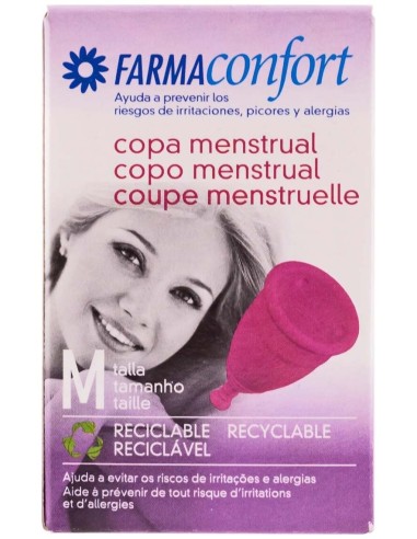 Farmaconfort Copa Menstrual Tamaño Mediano, 1 Ud