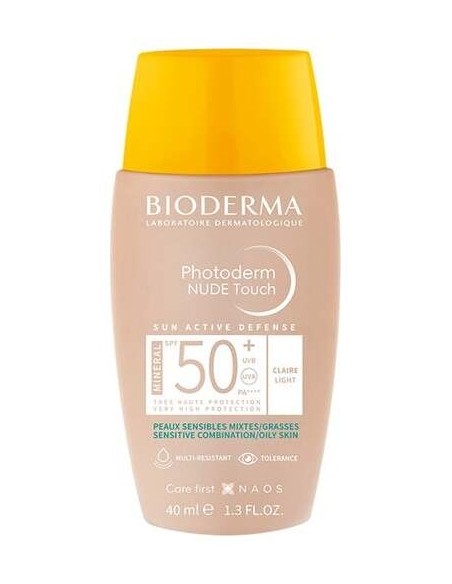 Bioderma Photoderm Nude Touch Spf50+ Color Muy Claro 40Ml