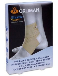 Orliman Tobillera Elástica Graduable Tn-241 Talla 1, 1 Unidad