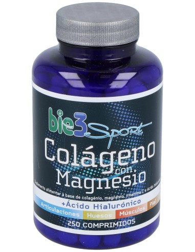 Bie3 Sport Colágeno Con Magnesio, 250 Comprimidos