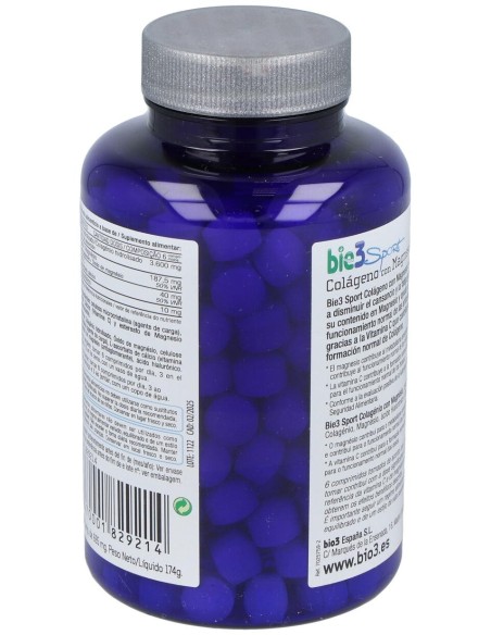 Bie3 Sport Colágeno Con Magnesio, 250 Comprimidos
