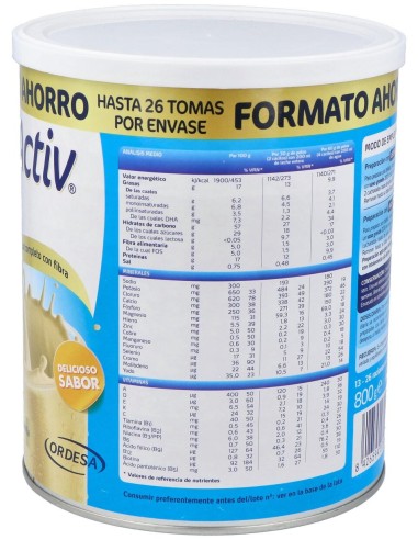 Ordesa Fontactiv Forte Sabor Vainilla 800G