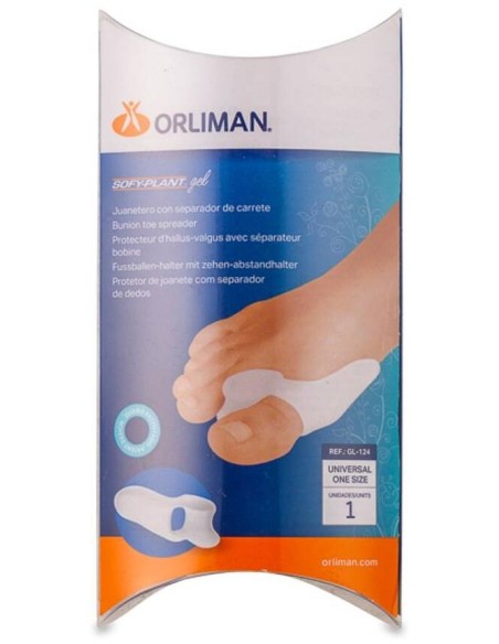 Orliman Protector De Juanete Con Separador De Carrete Talla Única, 1 Ud