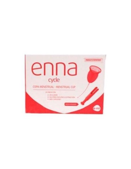 Enna Cycle Copa Menstrual Con Aplicador Talla S, 2 Uds
