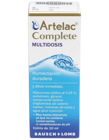 Artelac Complete Multidosis Gotas 10 Ml
