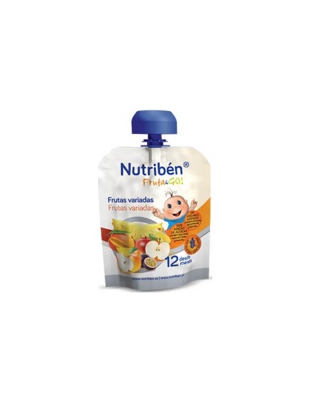 Nutribén Fruta Y Go! Frutas Variadas, 90 G