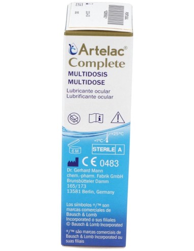 Artelac Complete Multidosis Gotas 10 Ml