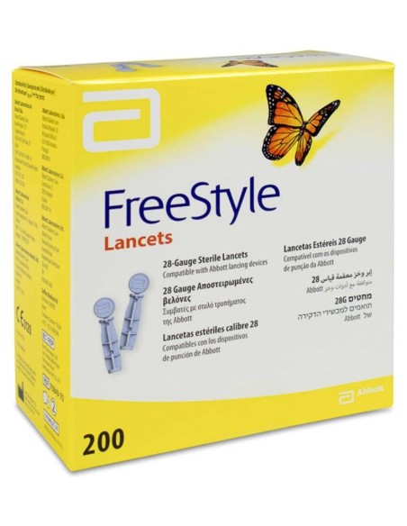 Abbott Freestyle Lancetas, 200 Unidades