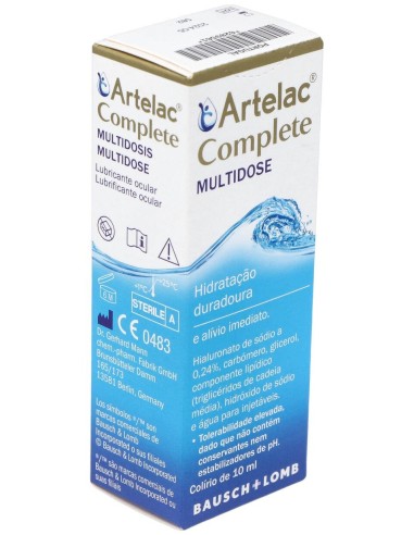 Artelac Complete Multidosis Gotas 10 Ml