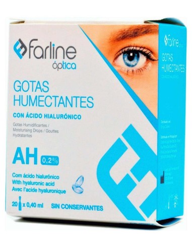 Farline Gotas Humectantes Con Ácido Hialurónico, 20 Monodosis