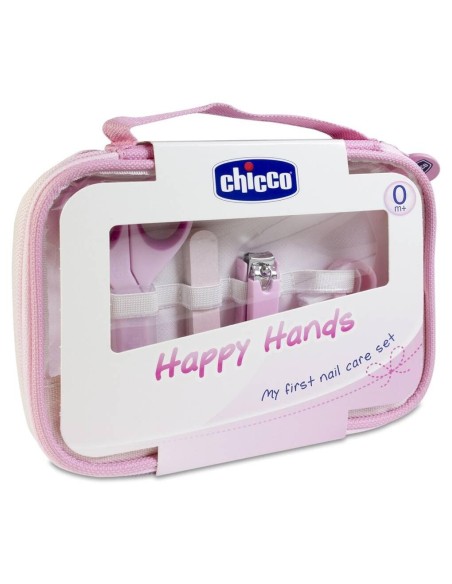 Chicco Set Manicura Bebé Happy Hands Rosa 0M