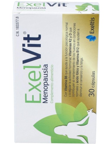 Exelvit Menopausia, 30 Cápsulas