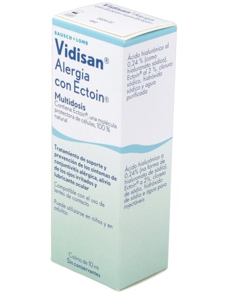 Vidisan Alergia Con Ectoin Colirio Multidosis 10 Ml